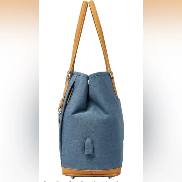 Nobadee Blue and Tan Travel Bag - Picture 5 of 6